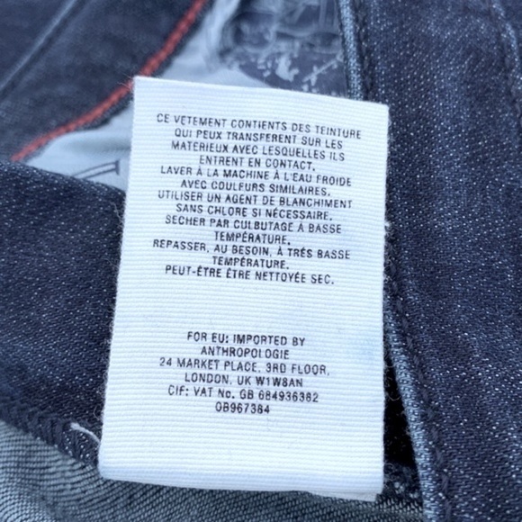 pilcro and The Letterpress by Anthropologie High-Rise Capri Denim Leggings - Picture 14 of 16